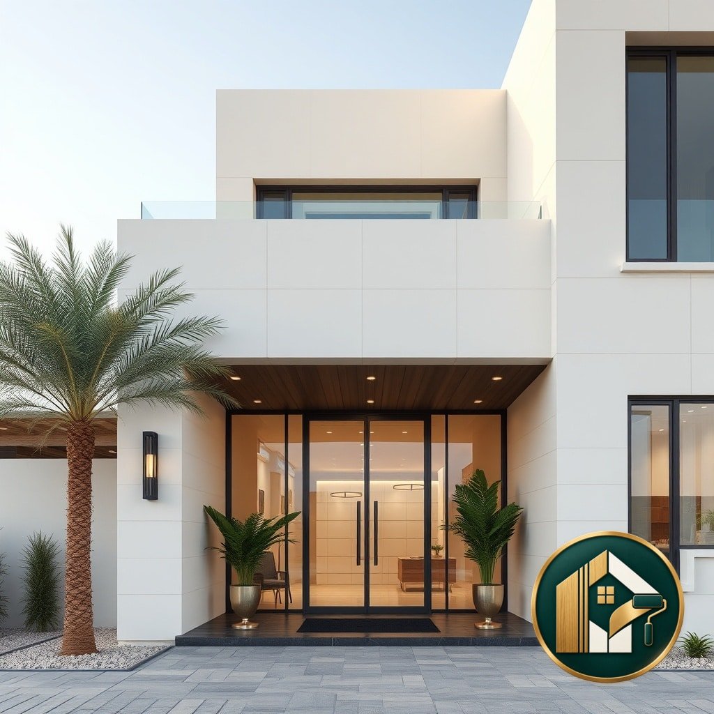 ترميم وتشطيب المنازل بالرياض - ترميم مدخل