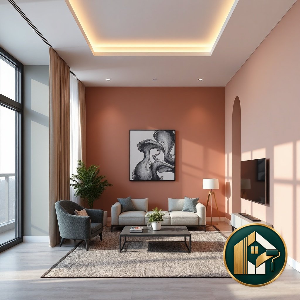 تصميم داخلي بالرياض - تنسيق الألوان