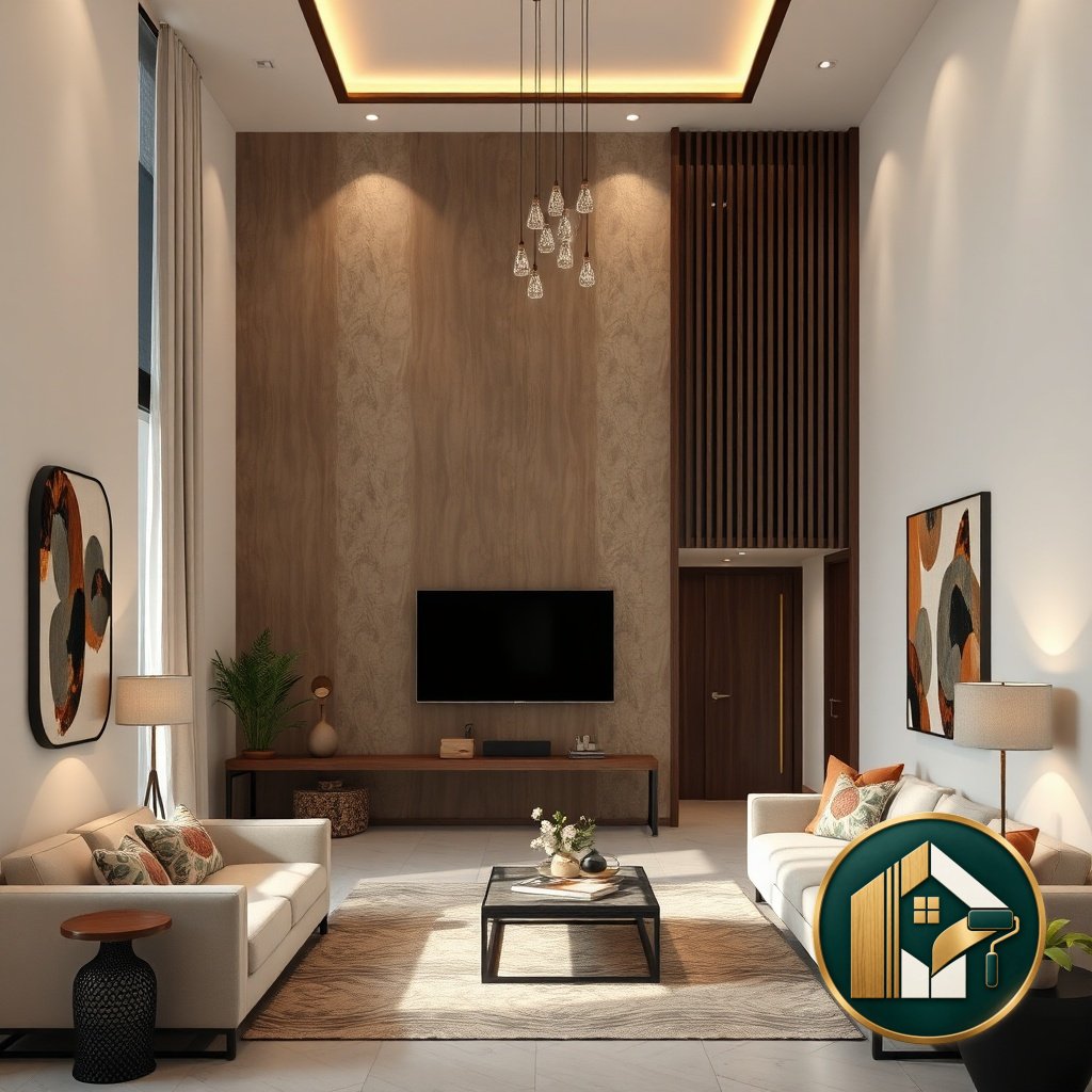 تصميم داخلي بالرياض - مشروع تصميم مكتمل