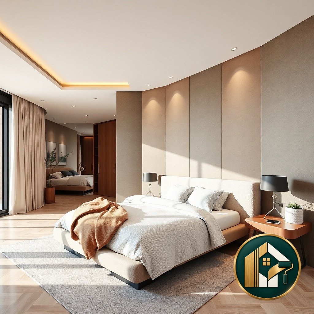 تصميم داخلي بالرياض - تصميم غرفة نوم
