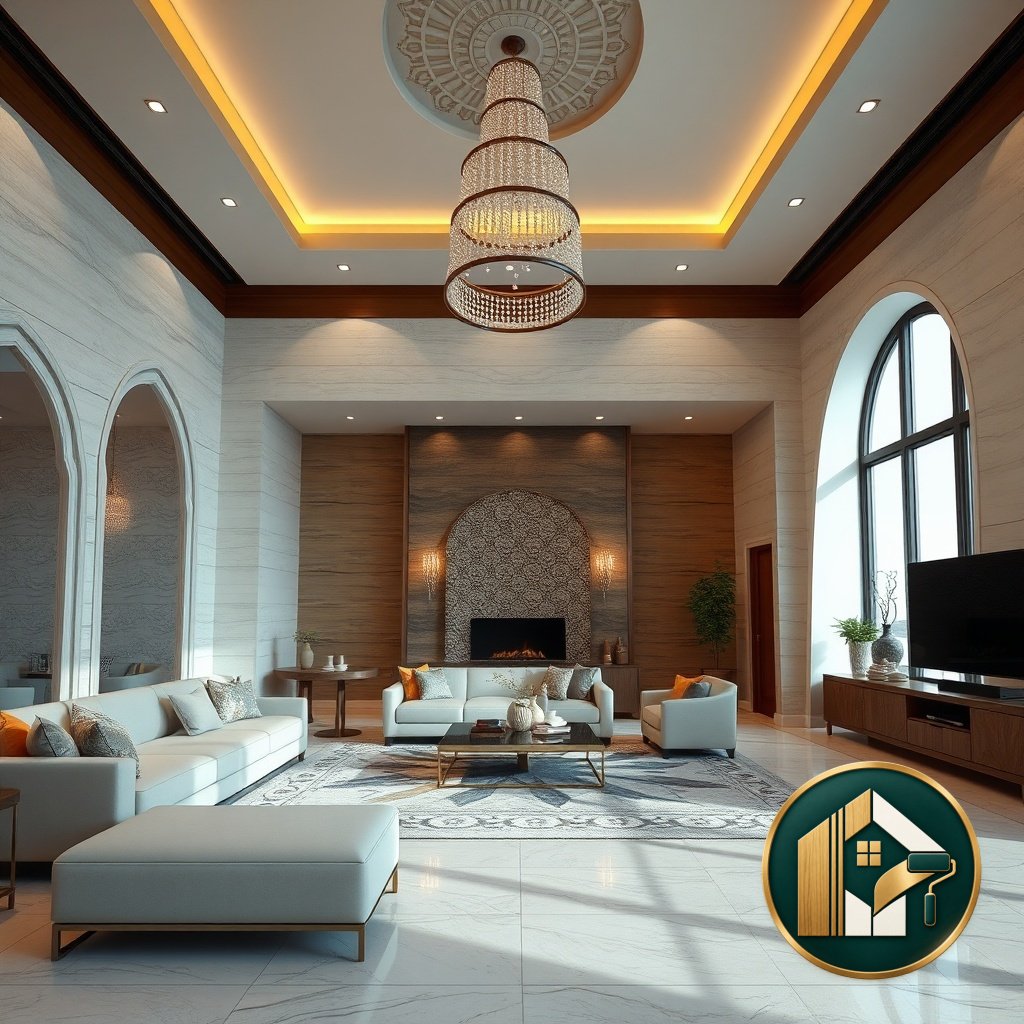 تصميم داخلي بالرياض - تصميم مجلس