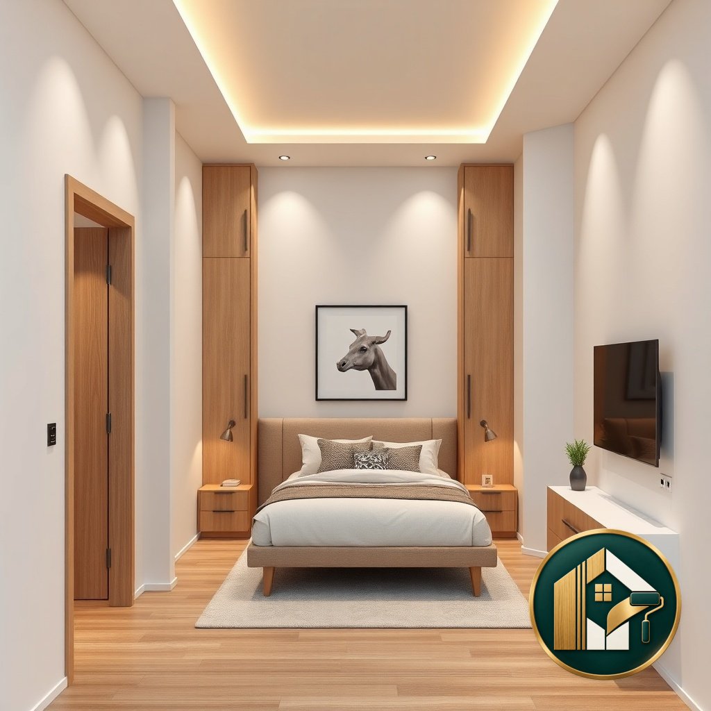تصميم داخلي بالرياض - تصميم مساحة صغيرة