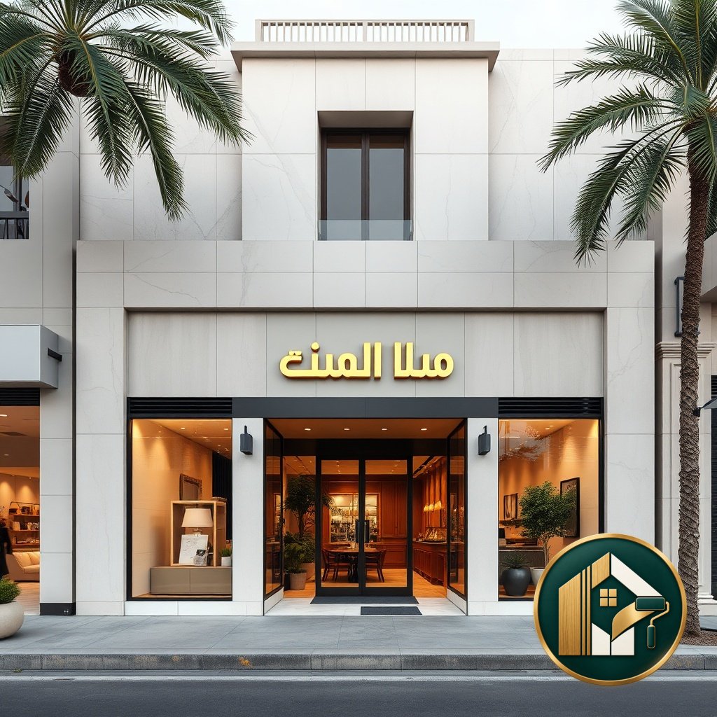 ديكورات محلات بالرياض - واجهة محل